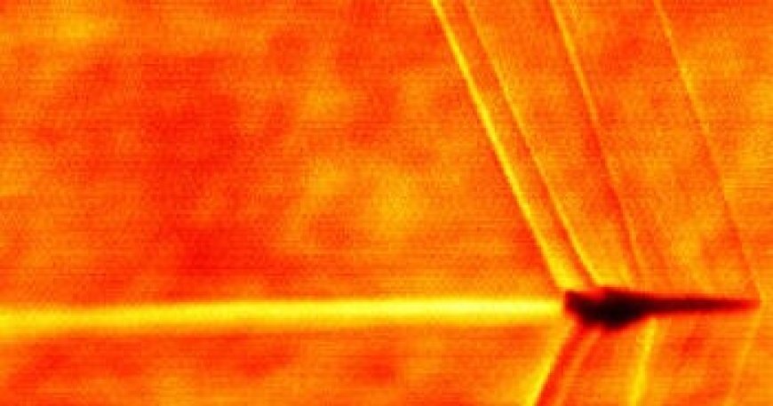 Remarkable NASA photo captures civilian jet breaking sound barrier